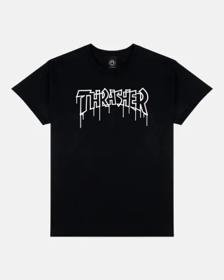 Thrasher One-Liner Tee - Black