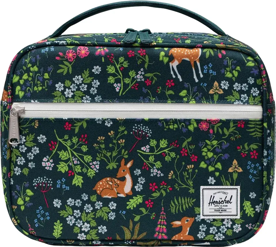 Herschel Pop Quiz Lunch Box - Deer Woodland/Dark Sea
