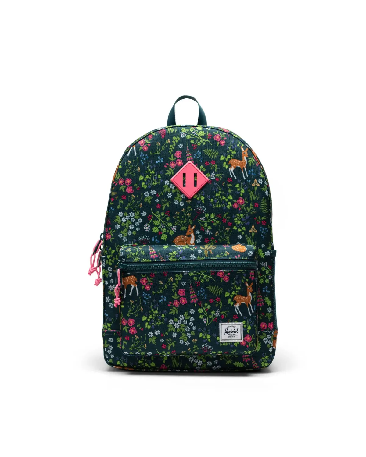 Herschel Heritage Youth Backpack- Deer Woodland/Dark Sea