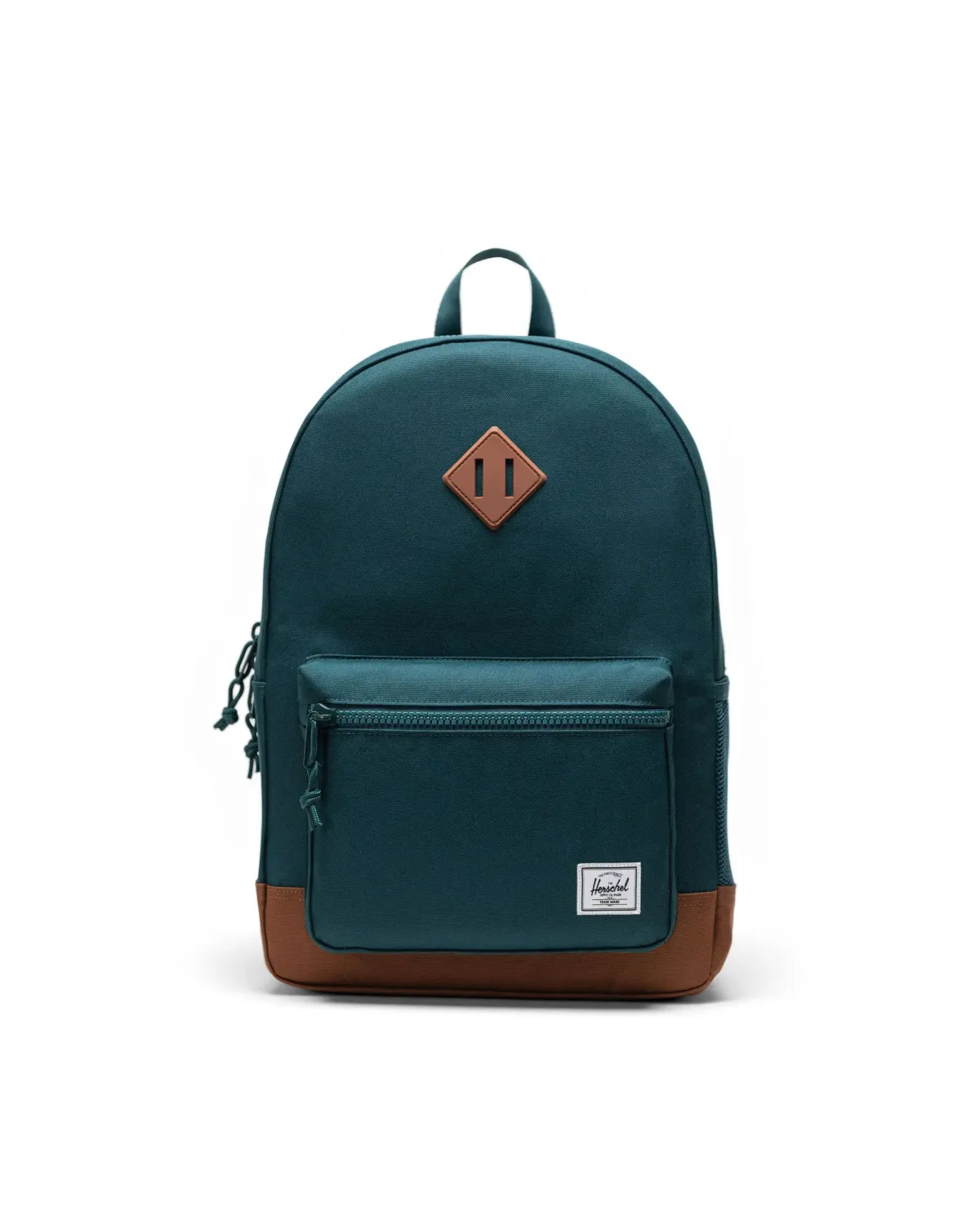 Hershel Heritage Youth Backpack - Dark Sea/Saddle Brown