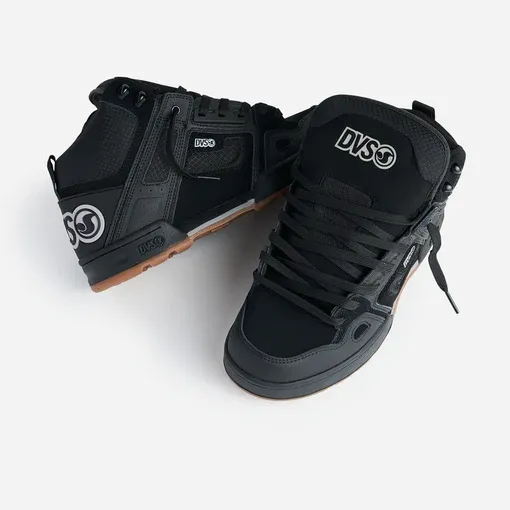 DVS Comanche Boot - Black/Charcoal Leather