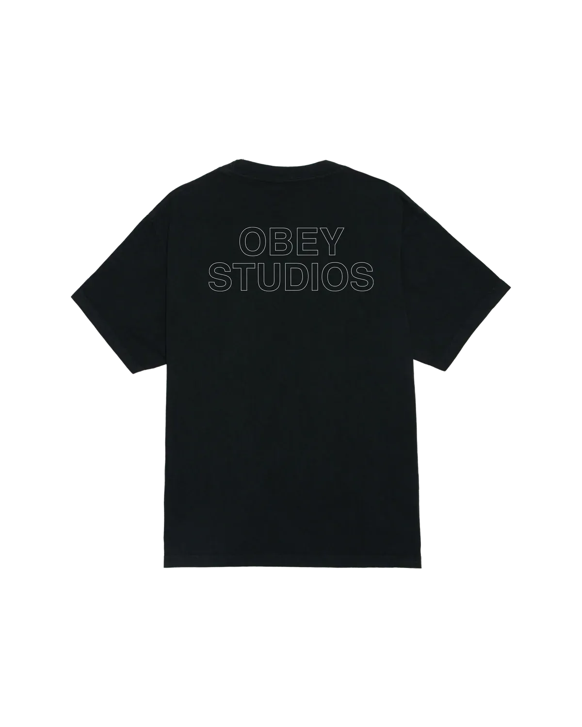 Obey Studios Outline Pigment Tee - Vintage Black