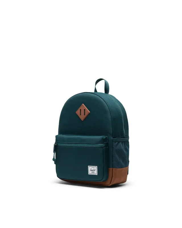 Herschel Heritage Kids Backpack - Dark Sea/Saddle Brown