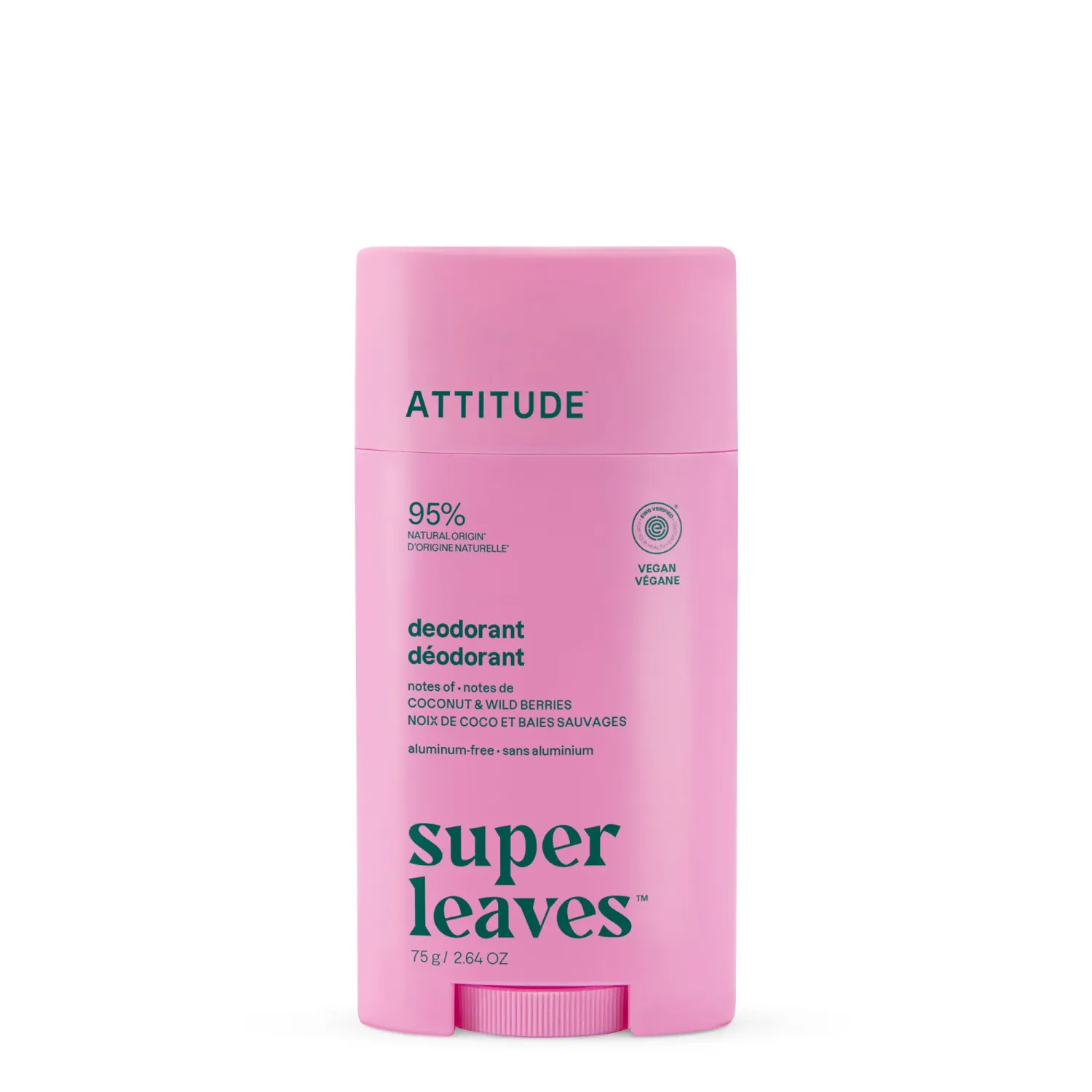 Attitude Deodorant - Coconut + Wild Berries