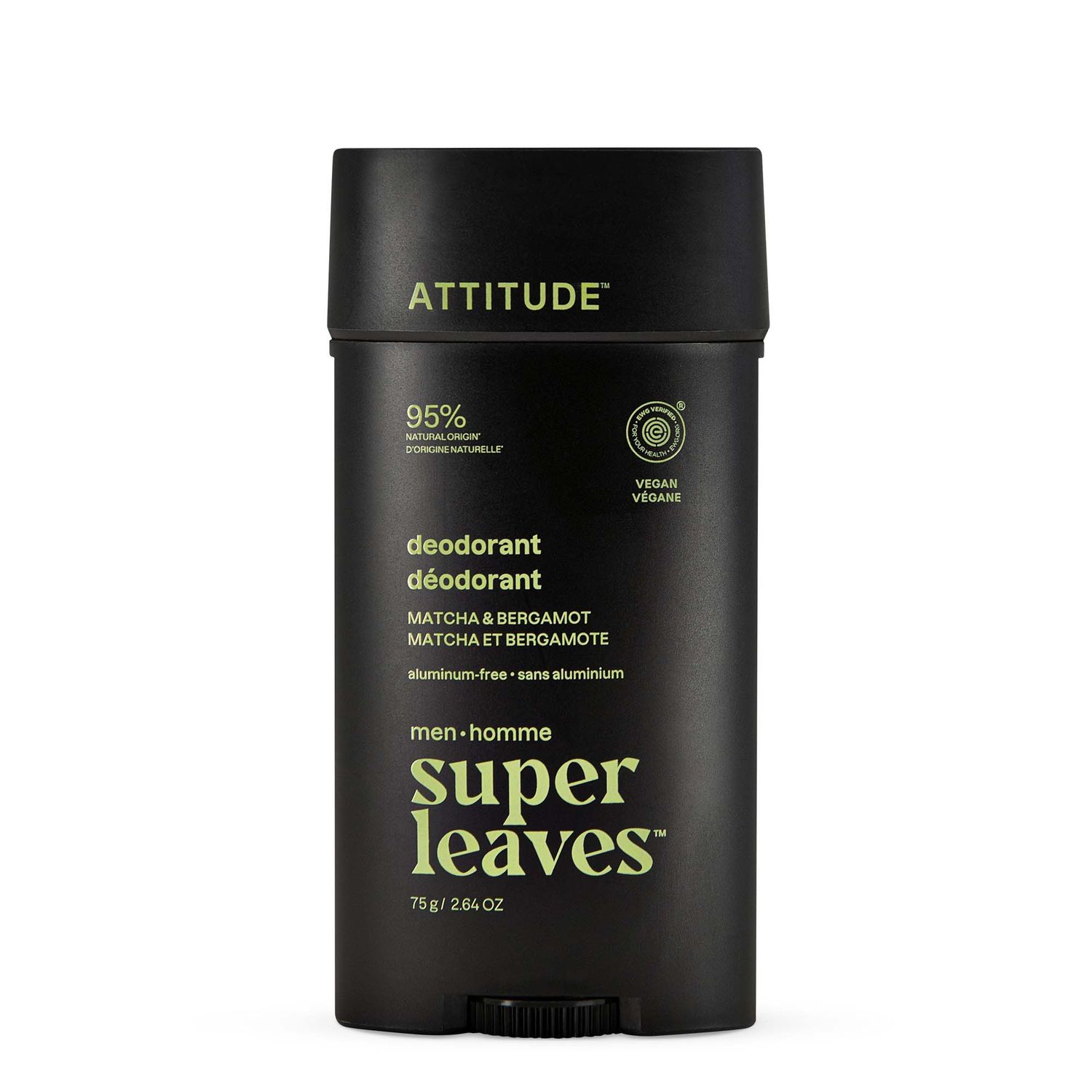 Attitude Men&#39;s Deodorant - Matcha + Bergamot