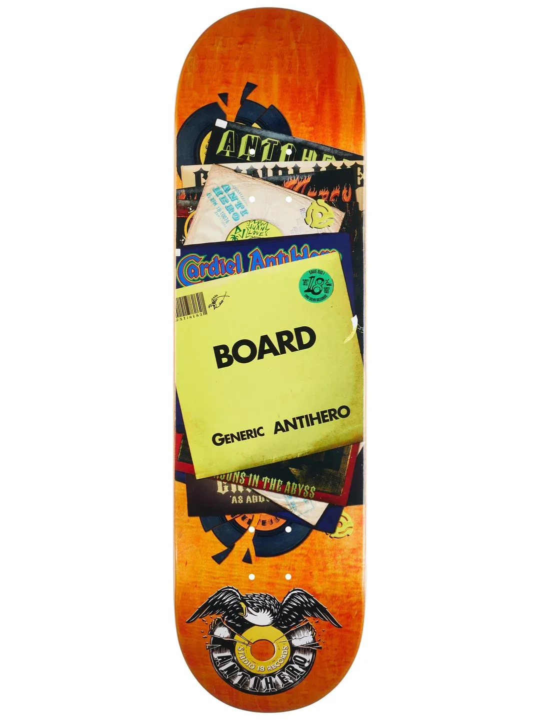 Anti Hero Cardiel Studio 18 Deck - 8.62