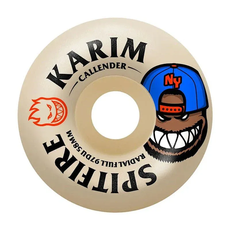 Spitfire Wheels F4 Karim Callender Burn Squad Radial Full 58mm