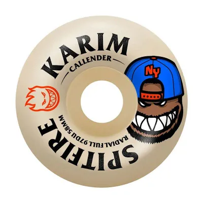 Spitfire Wheels F4 Karim Callender Burn Squad Radial Full 58mm