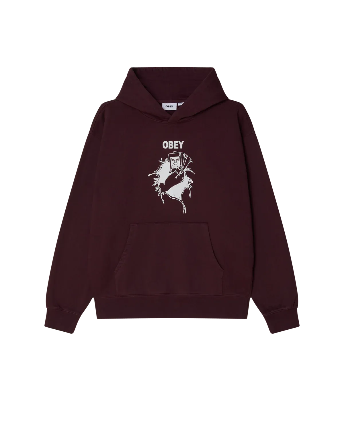 Obey Bad Seeds Faded Hood - Winetasting