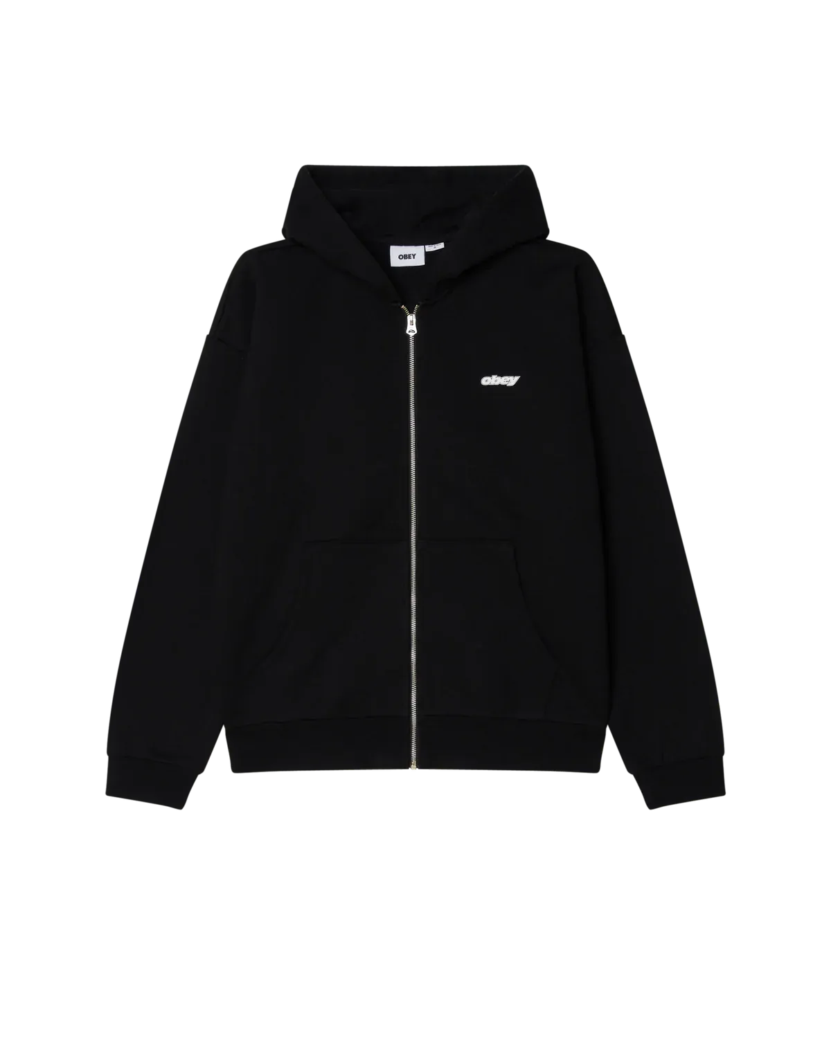 Obey Gaze Extra Heavy Zip - Black