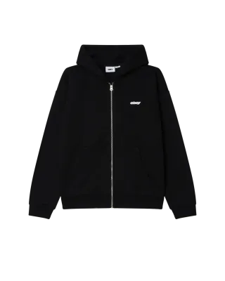 Obey Gaze Extra Heavy Zip - Black