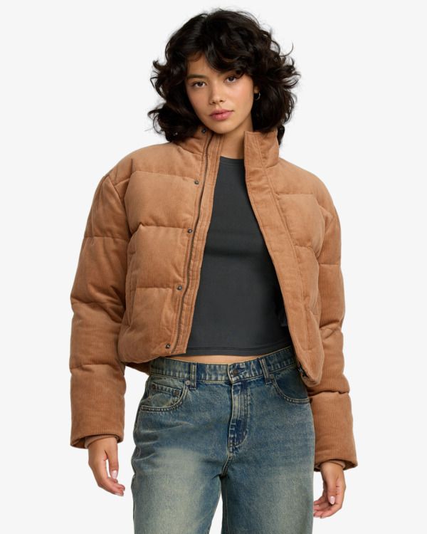 RVCA Eezeh Puffer Jacket - Putty