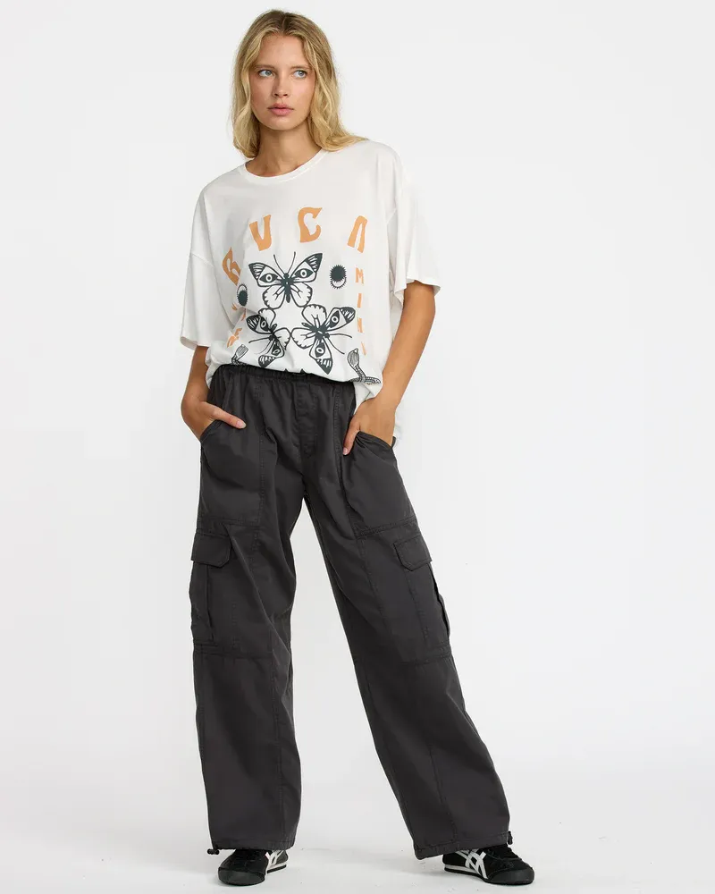 RVCA Stowaway Cargo Pant - Washed Black