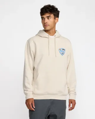 RVCA Current Hoodie - Silver Bleach