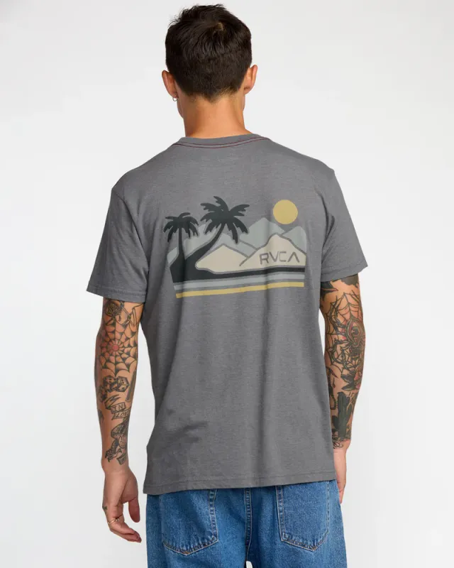RVCA Palm Trail Tee - Black