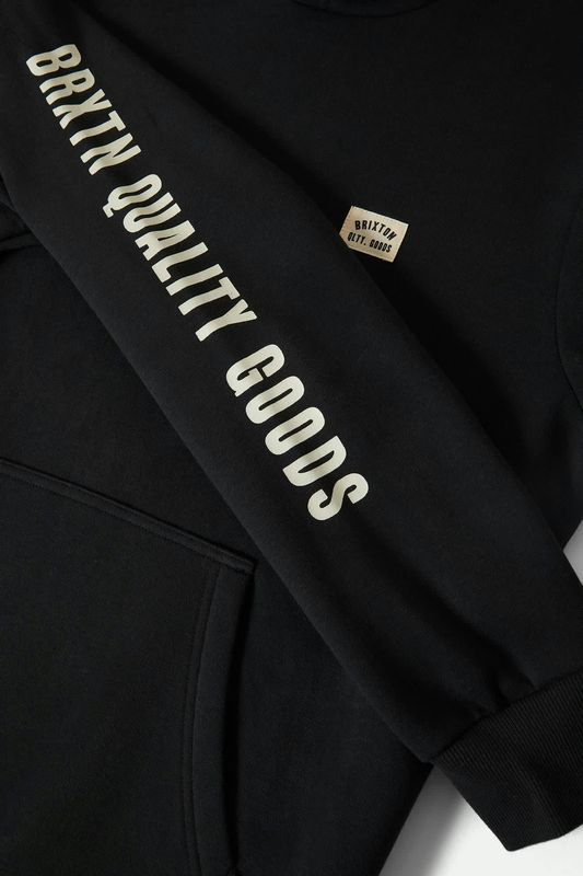 Brixton Woodburn Label Hood - Black
