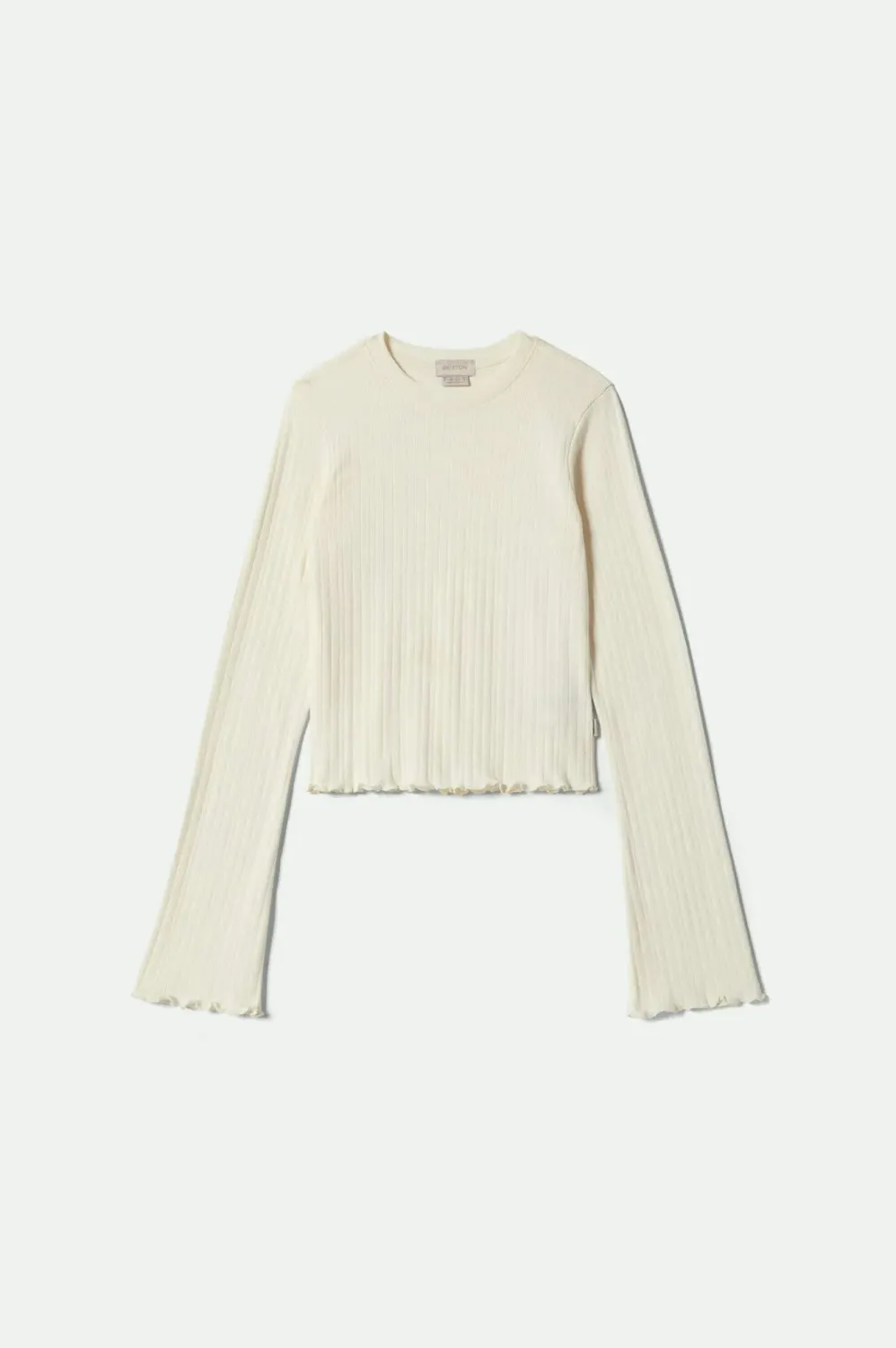 Brixton Dolly Slim Knit LS Tee - Off White