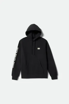 Brixton Woodburn Label Hood - Black