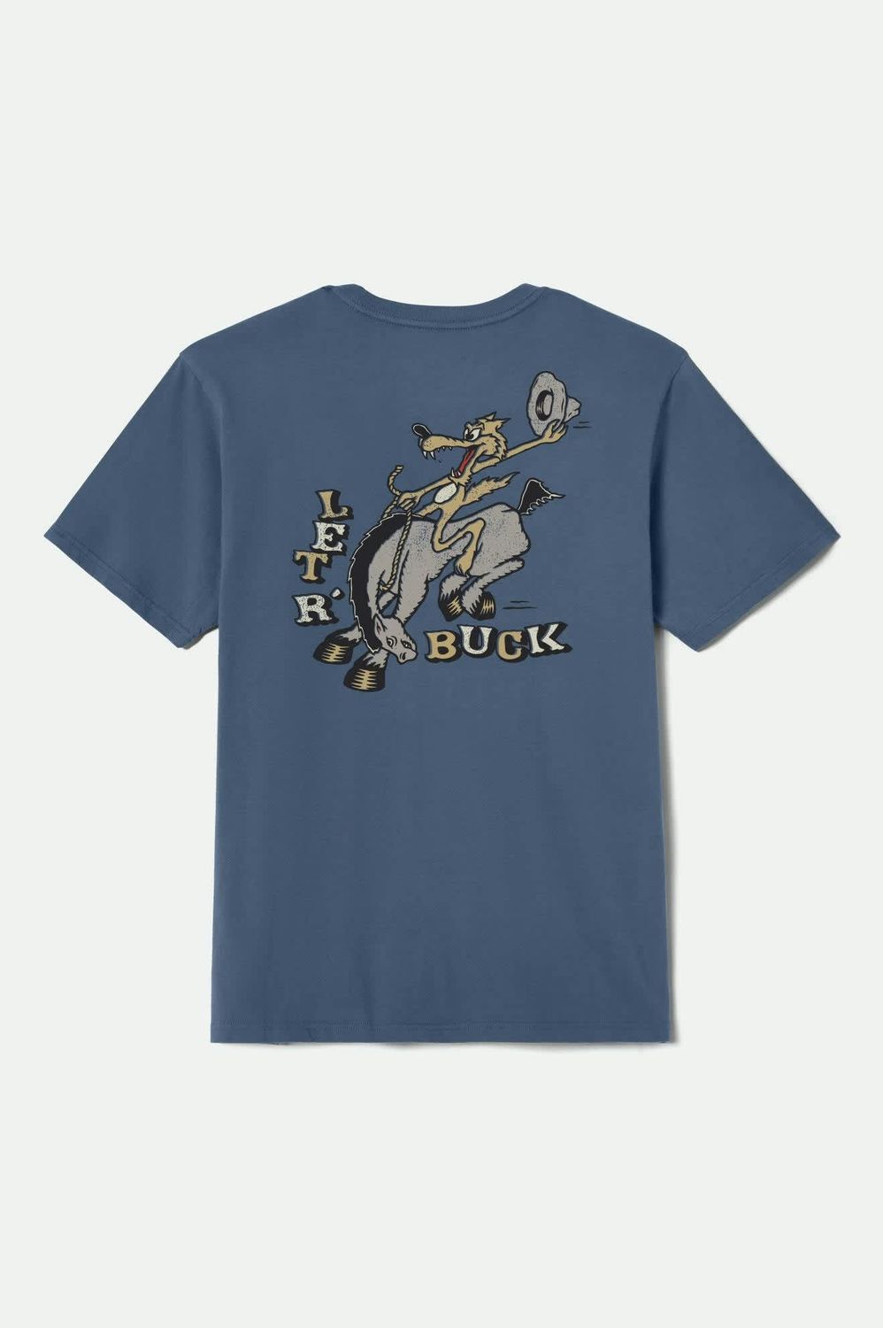 Brixton Buck Club Tee - Harbor Blue