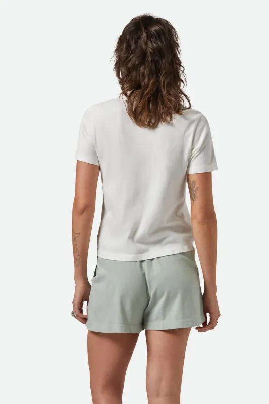 Brixton Carefree Perfect Tee - Off White