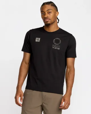 RVCA VA Mark Fill Tee - Black