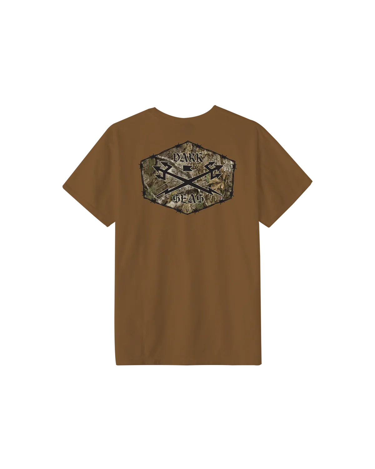 Dark Seas No Trespassing Tee - Bronze Brown