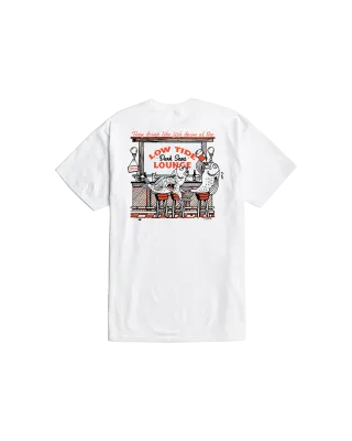 Dark Seas Bar Stool Tee - White