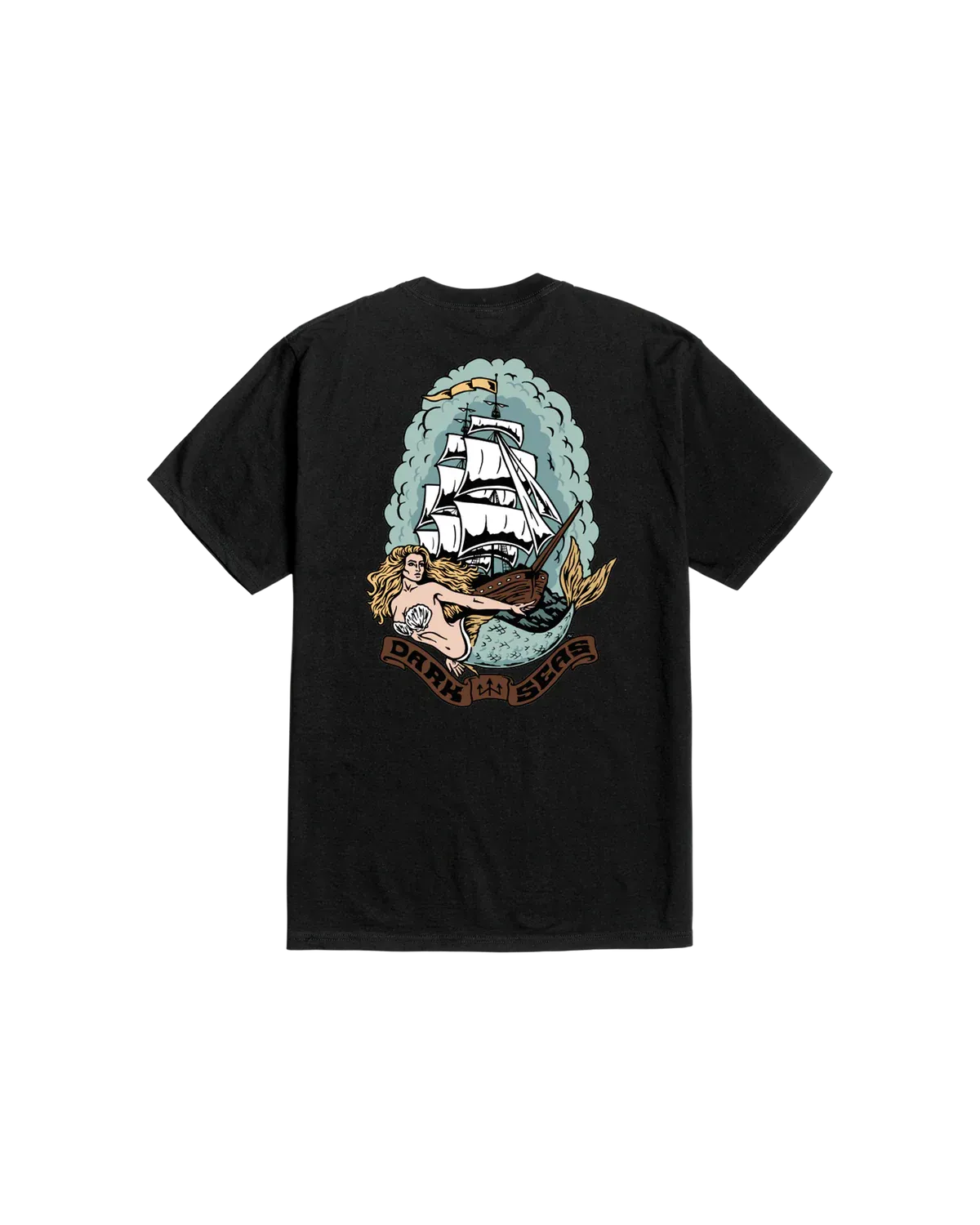 Dark Seas Deep Dreams Tee - Black