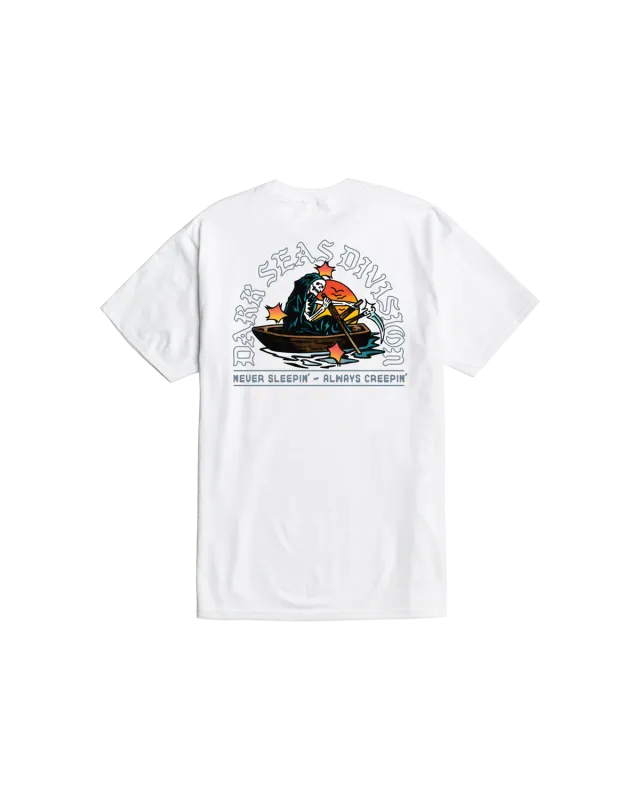 Dark Seas Rowboat Tee - White