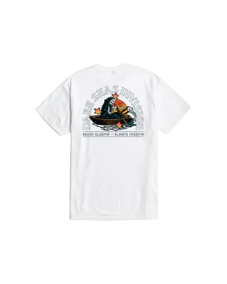 Dark Seas Rowboat Tee - White