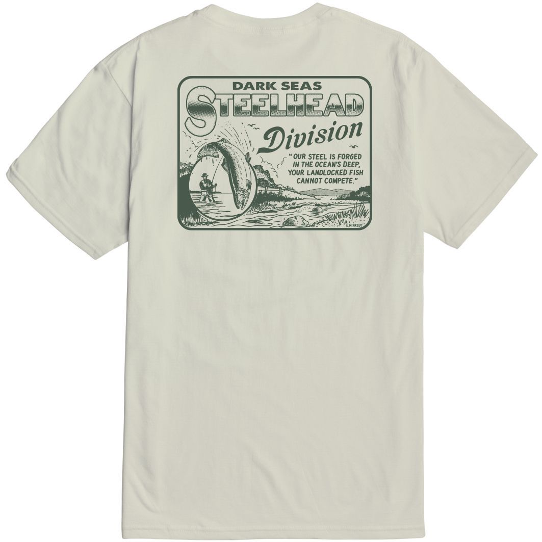 Dark Seas Steelhead Tee - Cream