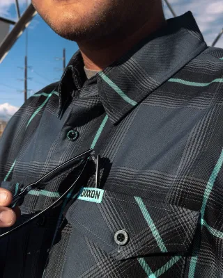 Dixxon Powerline Flannel - Grey/Black