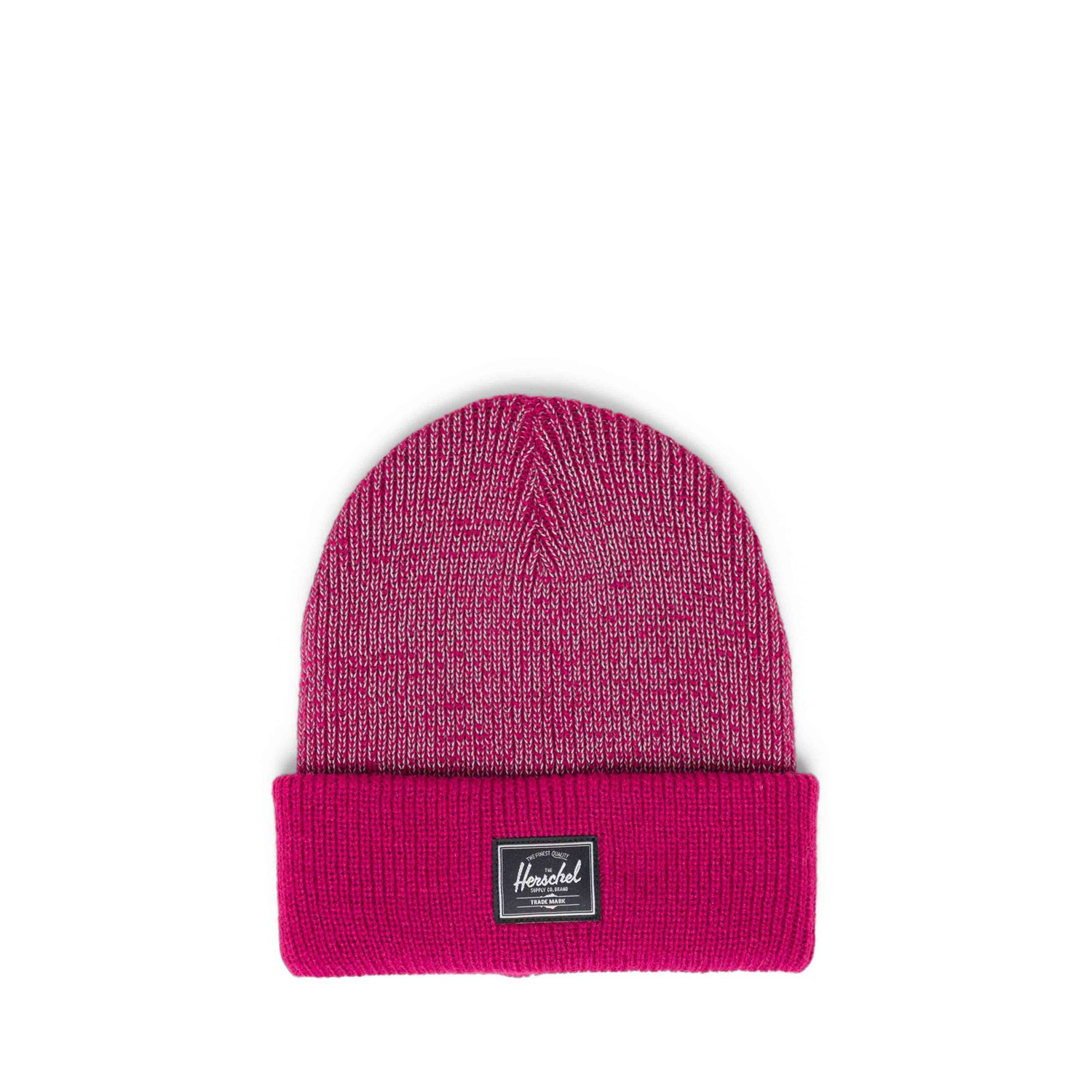 Herschel Kids Elmer Reflective Ribbed Beanie - Dragonfruit