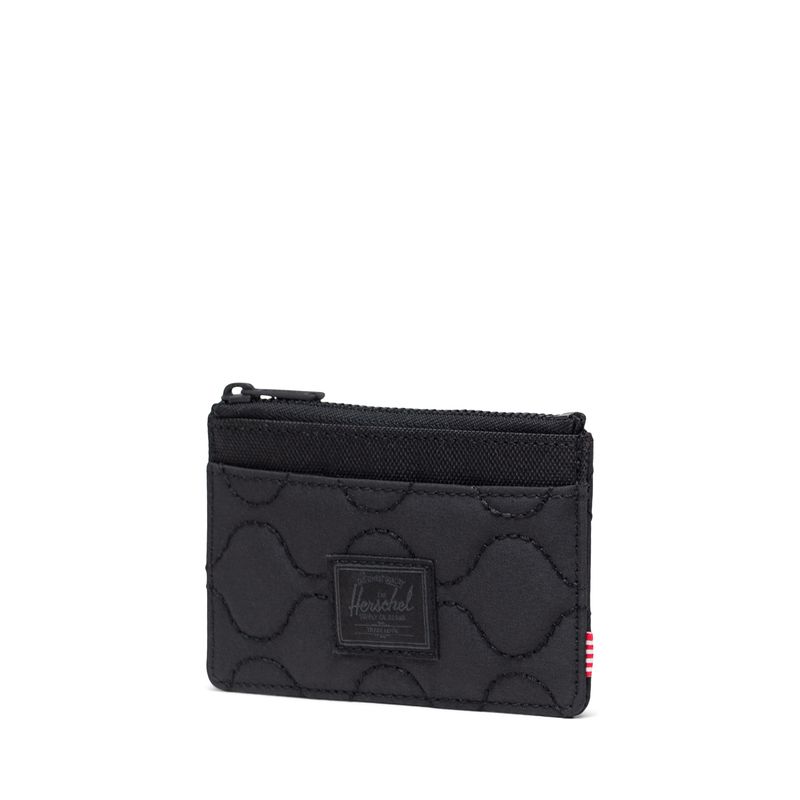 Herschel Oscar Cardholder - Quilted Black