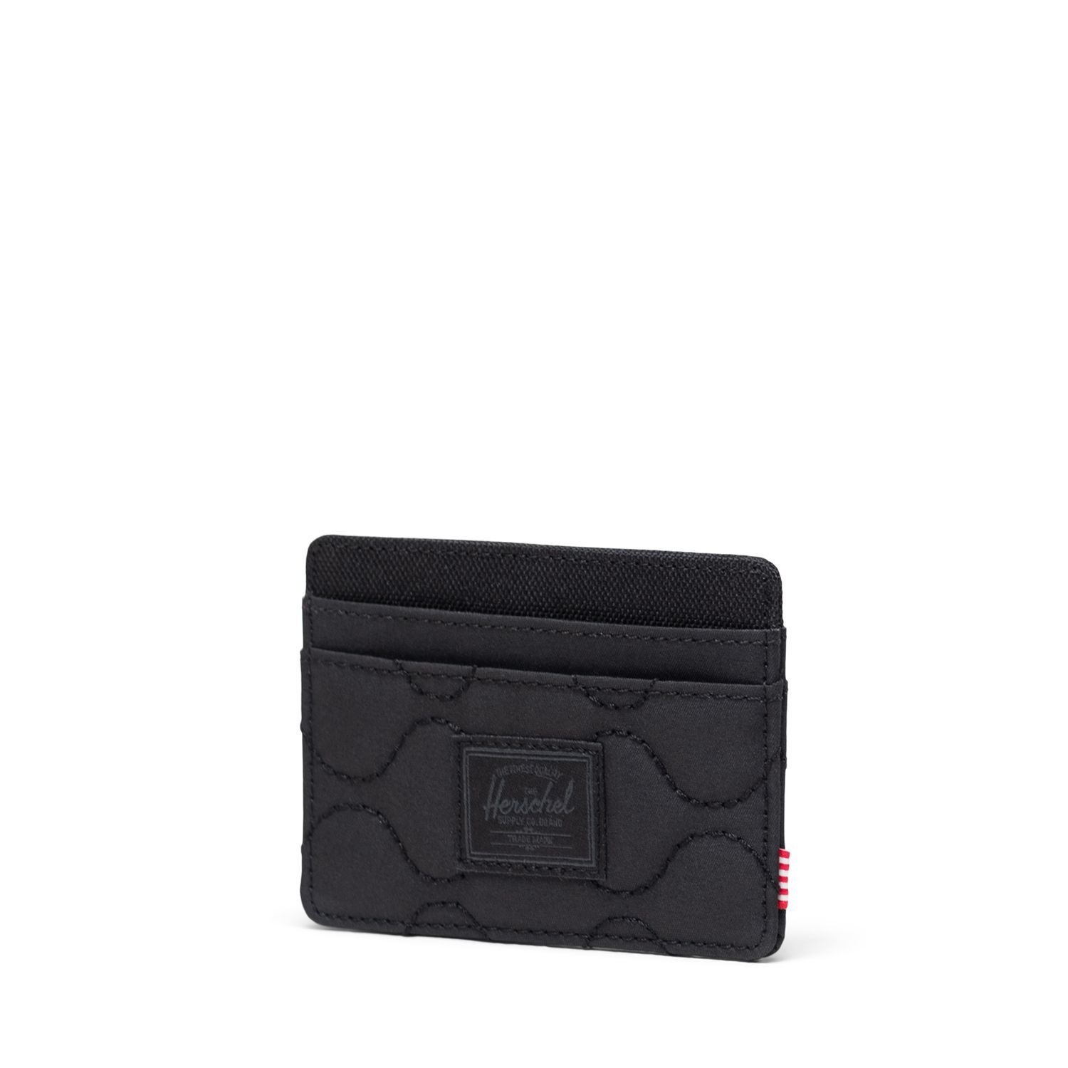 Herschel Charlie Cardholder - Quilted Black