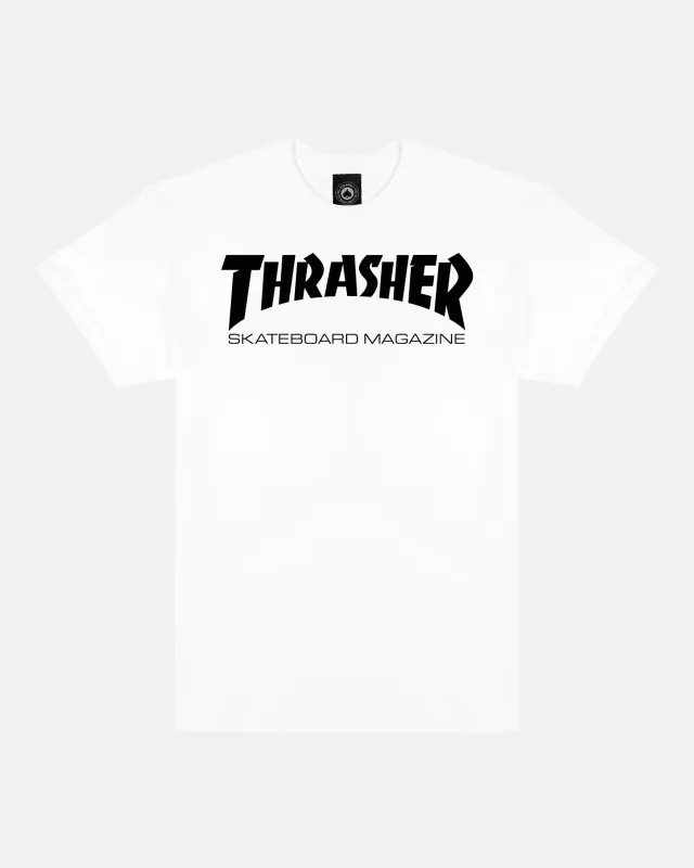 Thrasher Youth Skate Mag Tee - White