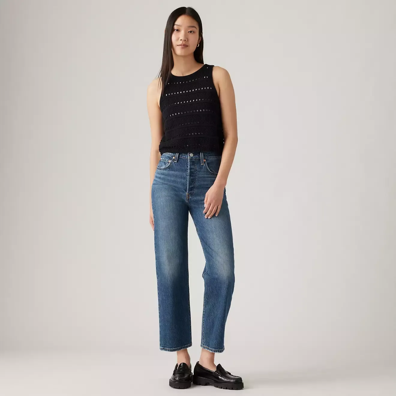 Levi&#39;s Ribcage Straight Ankle - My Honor No DX