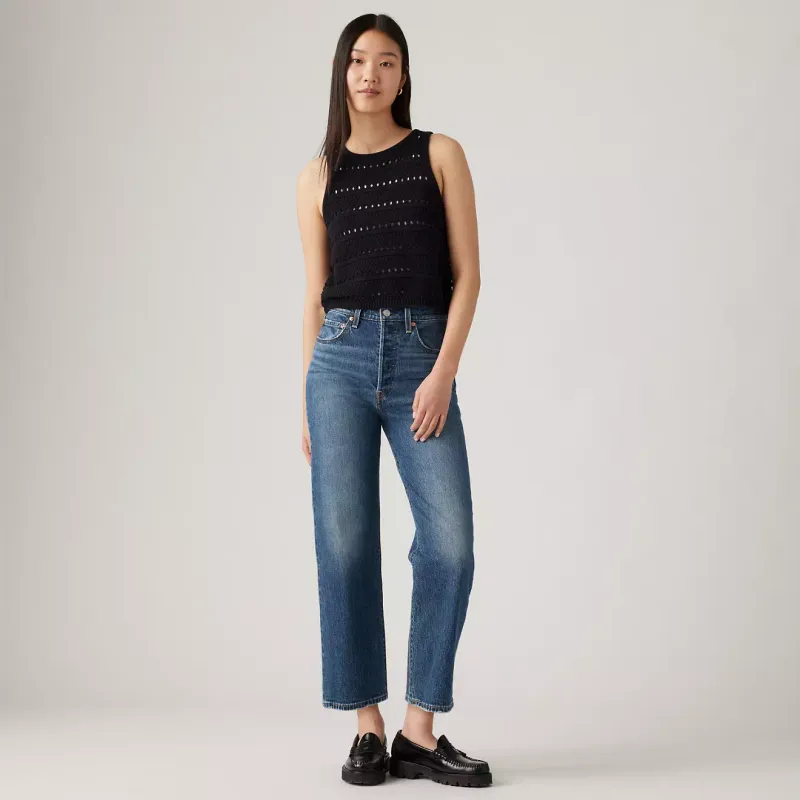 Levi&#39;s Ribcage Straight Ankle - My Honor No DX