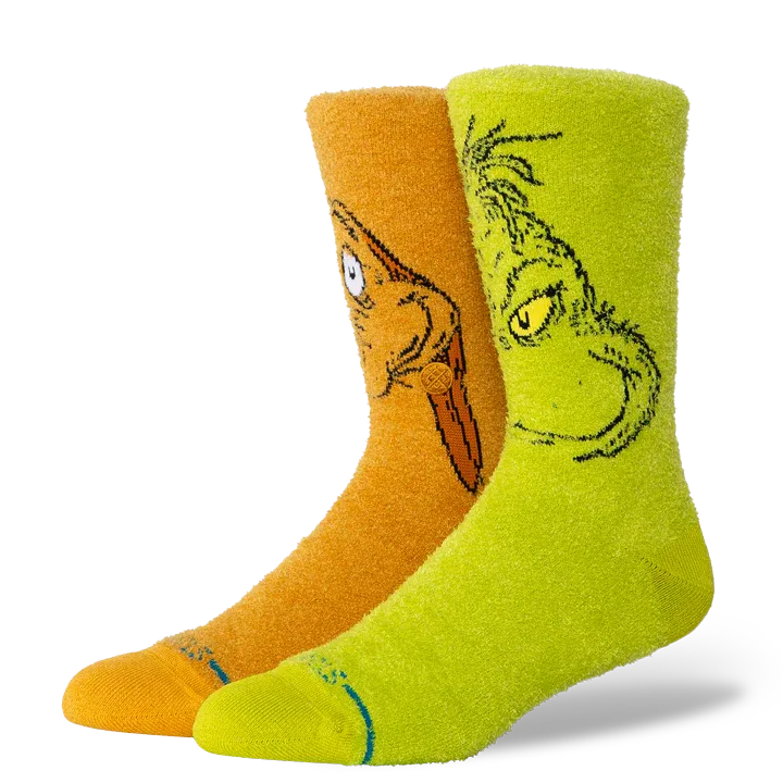 Stance x Grinch - Grinch and Max Crew