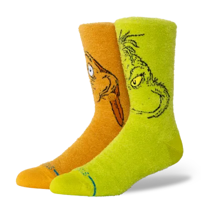 Stance x Grinch - Grinch and Max Crew