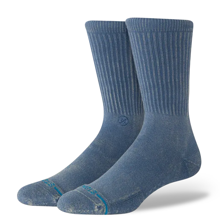 Stance Icon Dyed Crew - Sea Blue