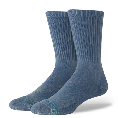 Stance Icon Dyed Crew - Sea Blue