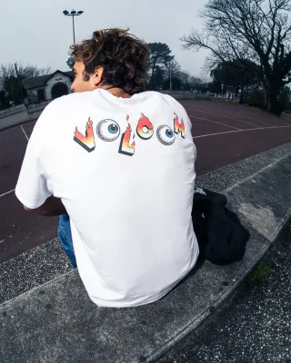 Volcom FA Daniel Shepard Walleye Tee - White