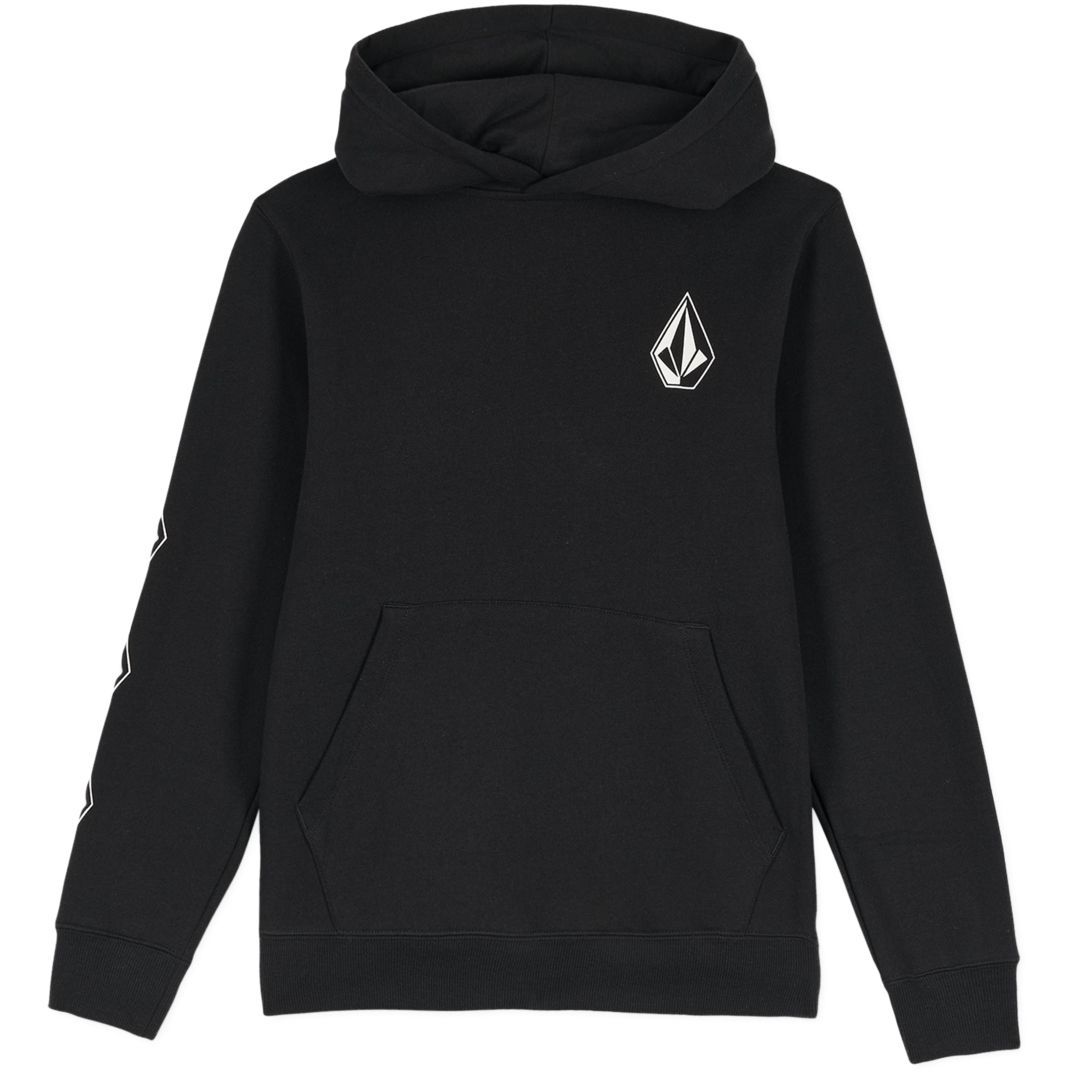 Volcom Youth Iconic Stone GID Pullover - Black