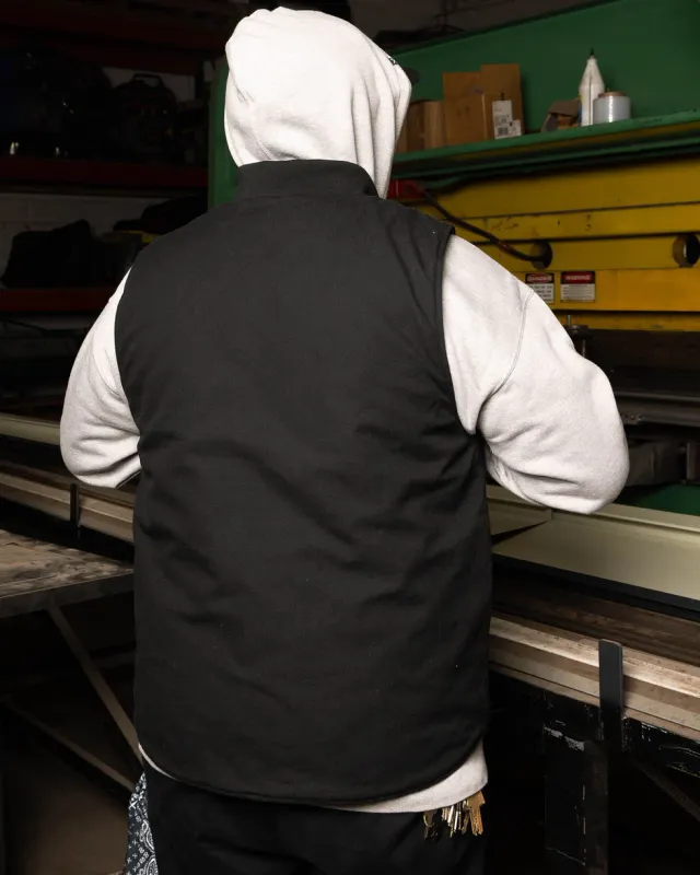 Dixxon Tradesman Quilted Vest - Black