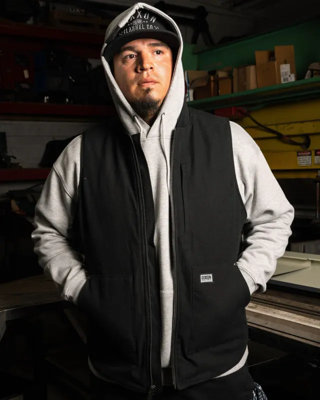 Dixxon Tradesman Quilted Vest - Black