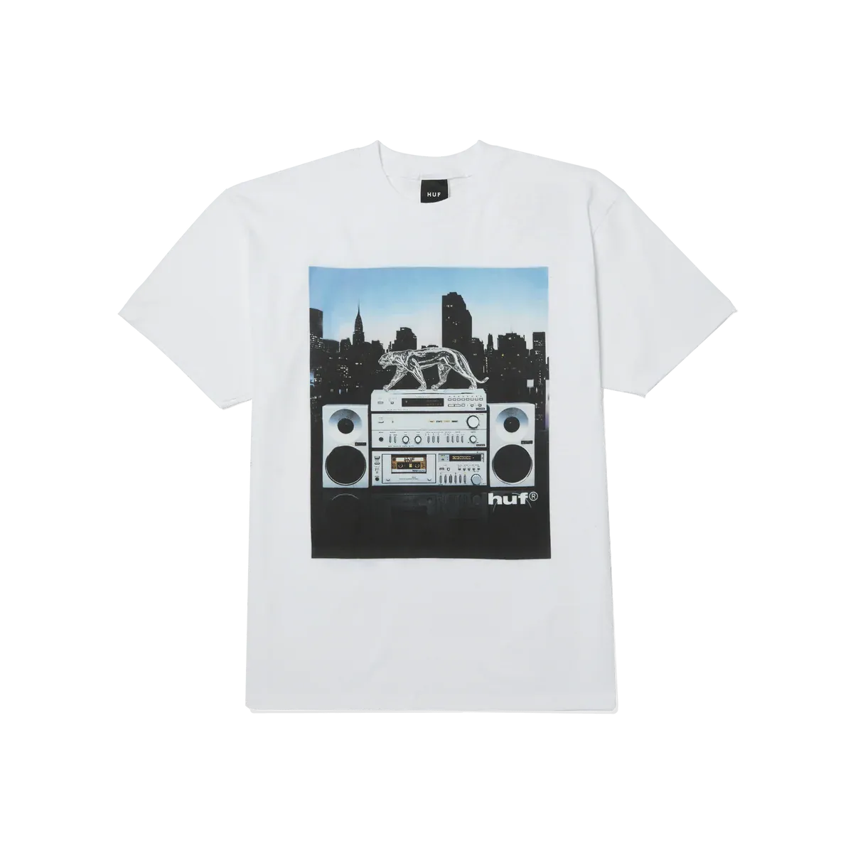 Huf Midnight Radio Tee - White