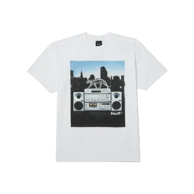 Huf Midnight Radio Tee - White