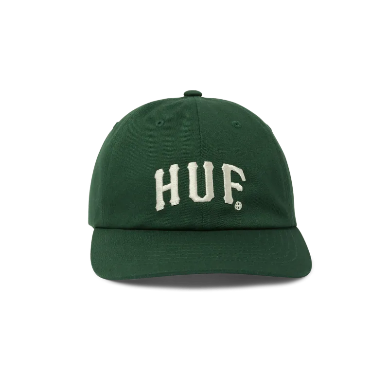 Huf Worldwide Clothiers 6 Panel Cv Hat - Forest Green