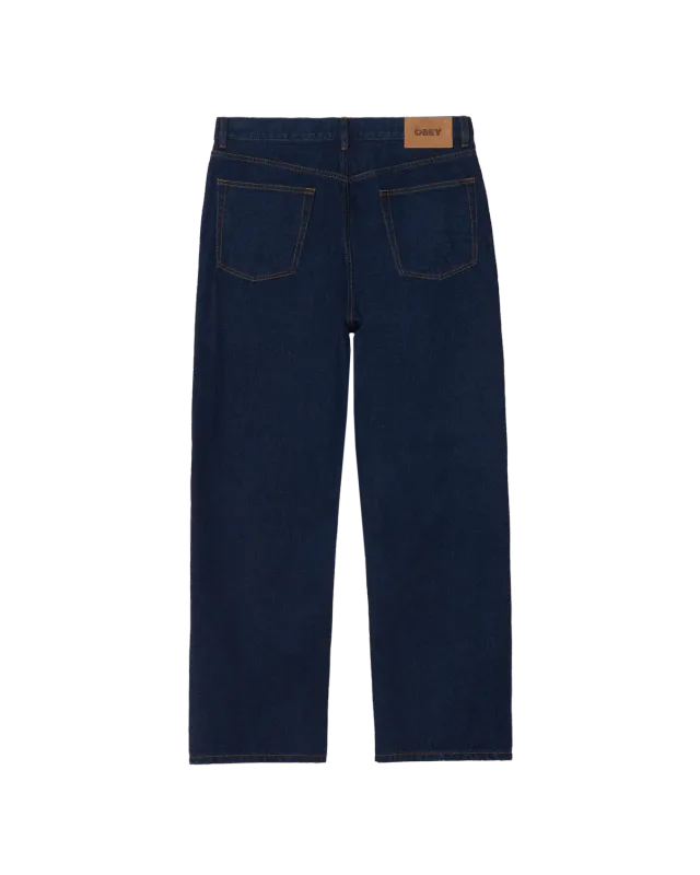 Obey Classic Baggy Denim - Rinse Indigo